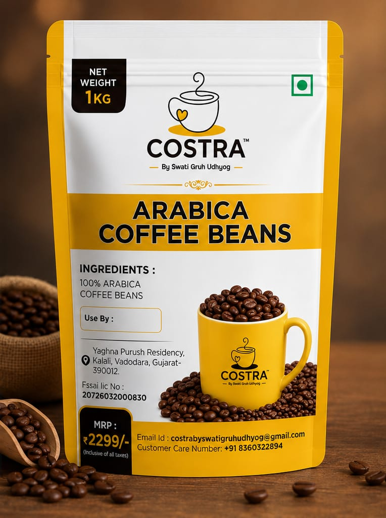 COSTRA Arabica Coffee Beans 1KG - COSTRA Coffee Blend (1KG)